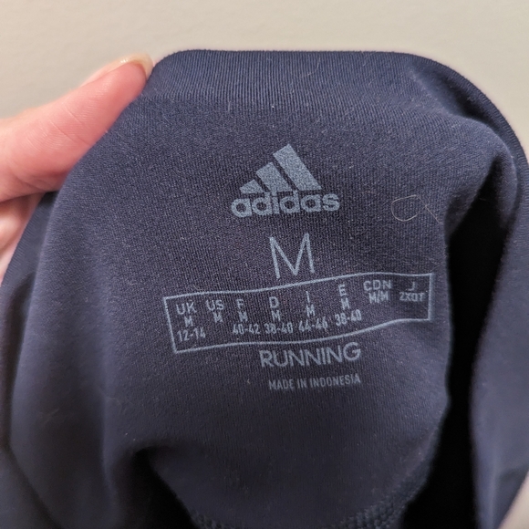 Adidas Blue Tights - Picture 2 of 4